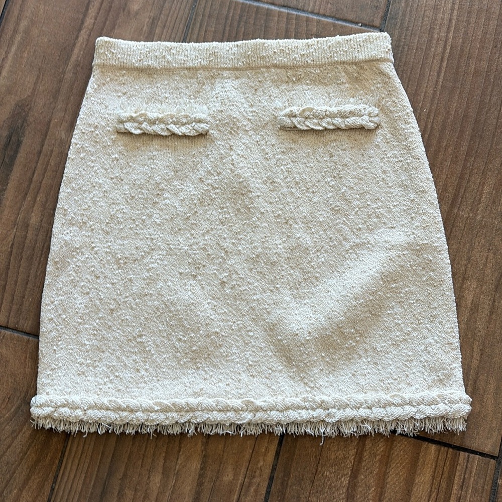 J Crew boucle skirt XXS NWT
